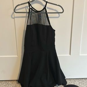 Women’s black mini dress
